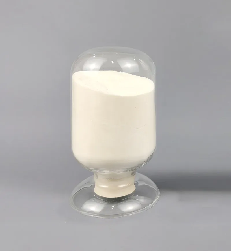 ZhiFormix CR-01 cement retarder powder in a transparent sample container