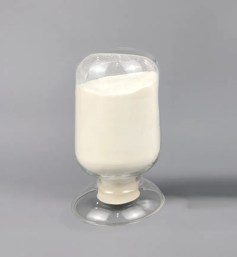 ZhiFormix HP-01 white powder water repellent in a transparent sample container